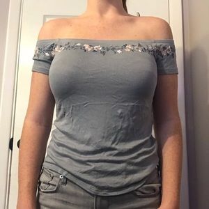 Off the shoulder blouse